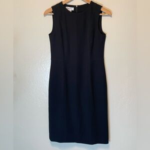 Calvin Klein women’s black tailored sheath dress